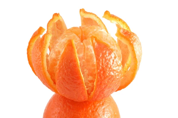 Mandarinka, oloupané — Stock fotografie