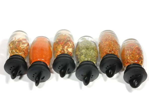 Set de botellas con especias —  Fotos de Stock