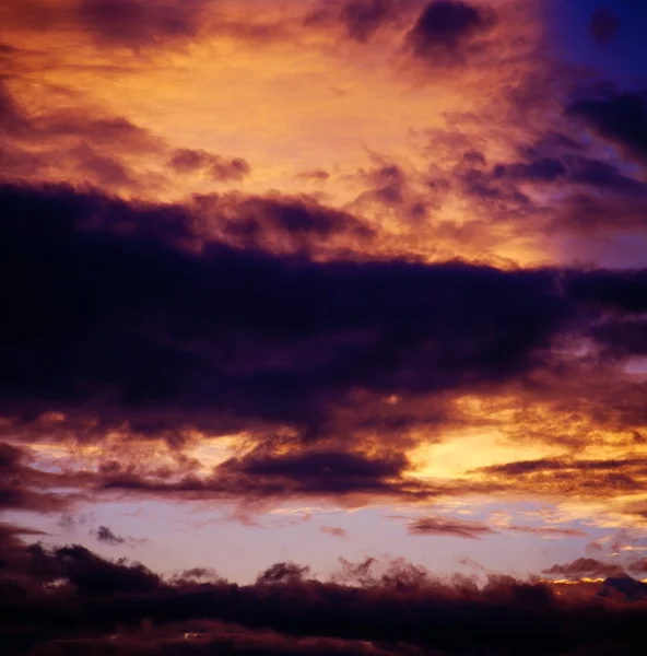 Roter Sonnenuntergang — Stockfoto