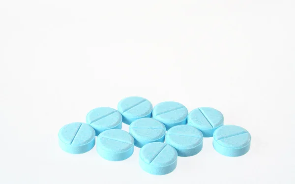 青い錠剤 — ストック写真