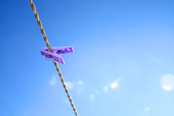 stock image Clothes line