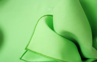 Green napkin abstract clipart