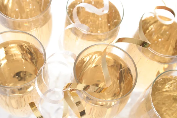 Fiesta copas de champán — Foto de Stock