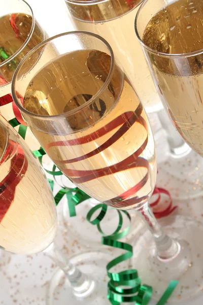 Partito bicchieri di champagne — Foto Stock