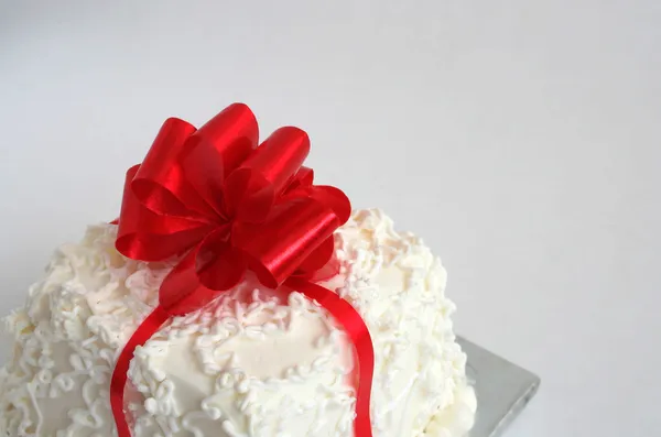 Άσπρο κέικ — Φωτογραφία Αρχείου
