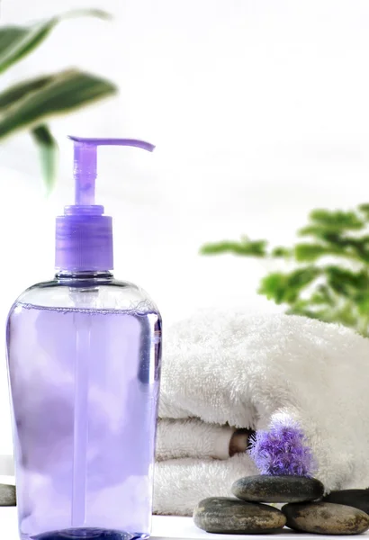 Purple personal care product — Stock Photo, Image