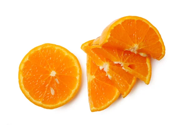 Krájený mandarinka — Stock fotografie