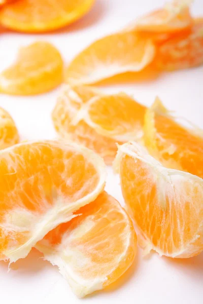 Cunhas de tangerina — Fotografia de Stock