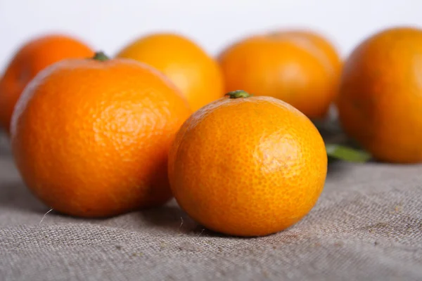 Mandarini su tela — Foto Stock