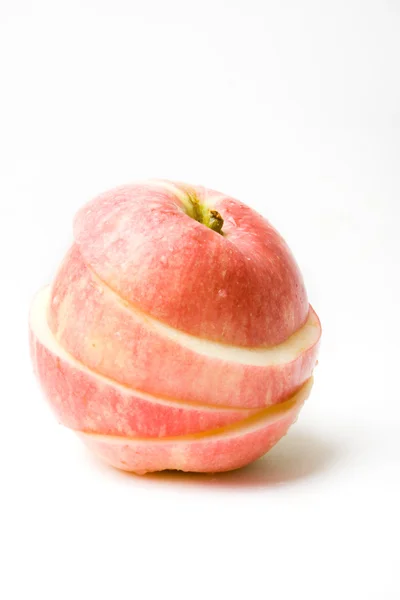 Вирізати яблуко — стокове фото