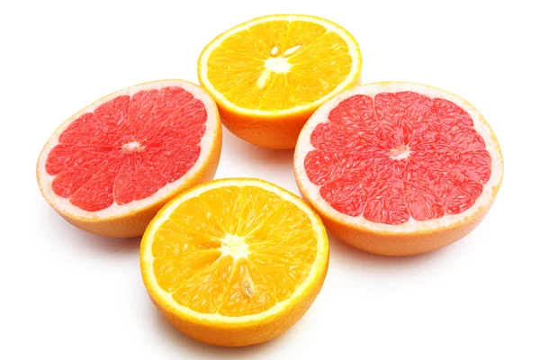 Pomerančový a grapefruitový — Stock fotografie