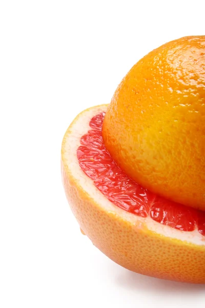 Pomerančový a grapefruitový — Stock fotografie
