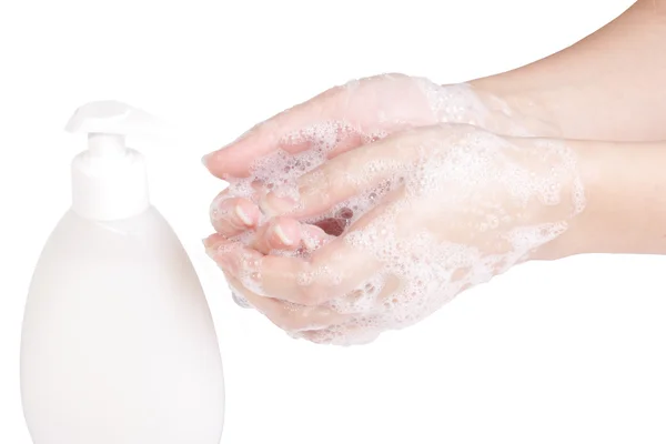 Ellerinizi yıkayın — Stok fotoğraf