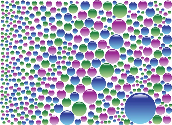 Gekleurde bubbels — Stockvector