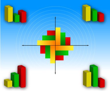 Colored Chart clipart