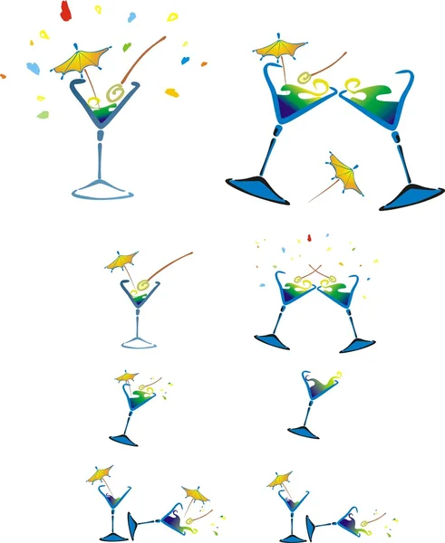 Bicchiere di cocktail — Foto Stock