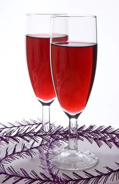 Wine glass with a red wine — Stock Photo, Image