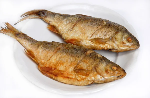 Fried river fish — Stock Photo, Image