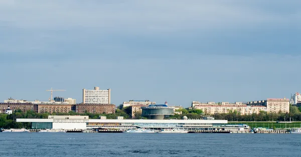 stock image River port of city of Volgograd