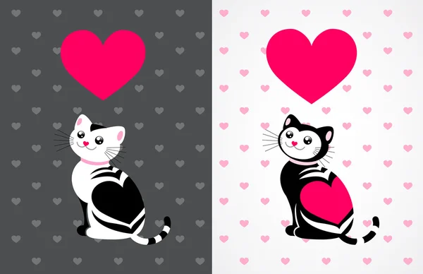 Valentine's day carte de vœux drôle — Image vectorielle