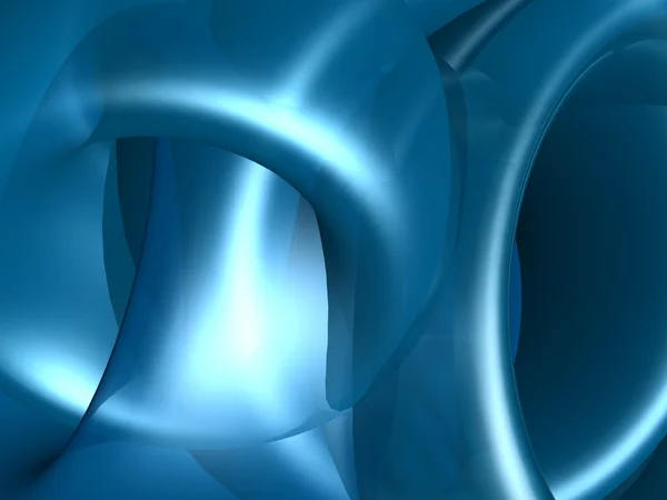 Tube abstrait bleu — Photo