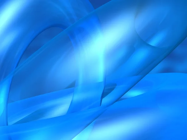 Blauer abstrakter Torus — Stockfoto