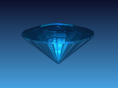 Blue jewel clipart