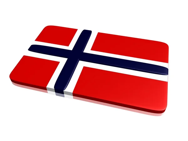 Bandiera Norge — Foto Stock