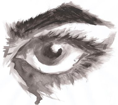 Hand drawn eye clipart