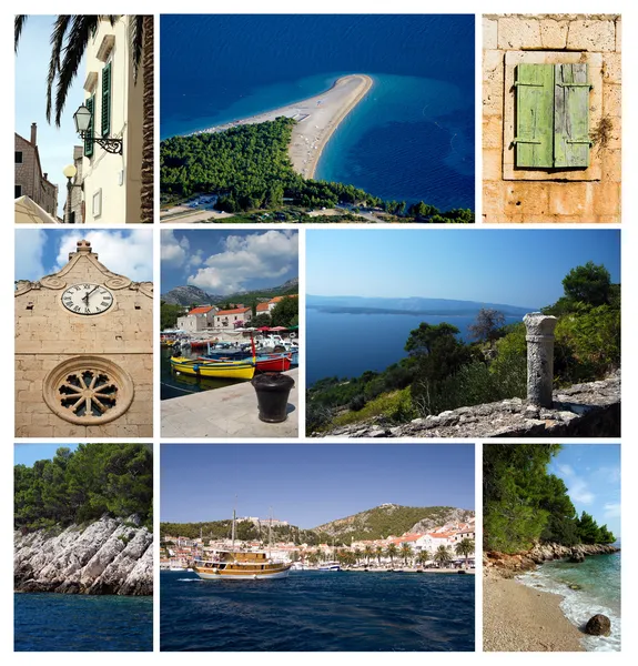 Bilder från staden bol, Kroatien Stockbild