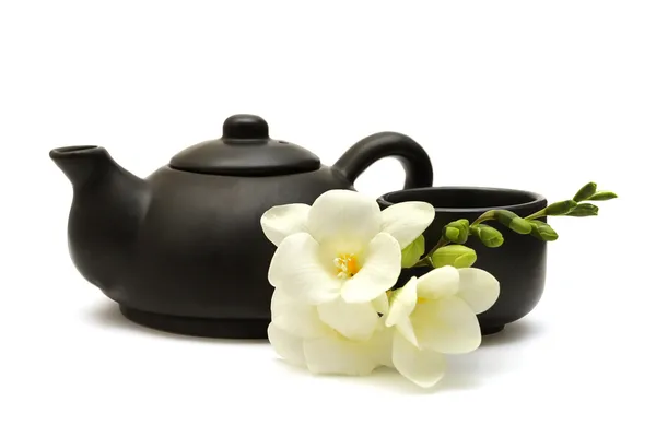 Conjunto de chá chinês — Fotografia de Stock