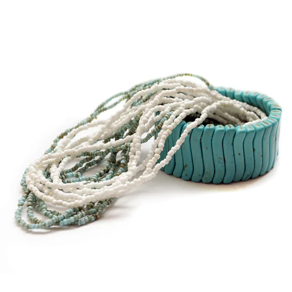 Necklace and bracelet — Stock Photo, Image