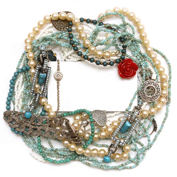 Jewelery çerçeve — Stok fotoğraf