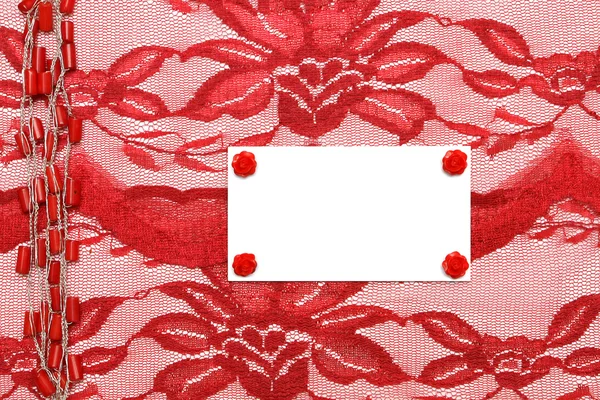 Hintergrund mit roter Dekoration — Stockfoto