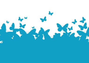 Wall-paper a template of the butterfly clipart