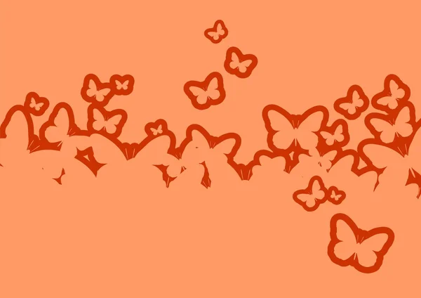 墙-纸蝴蝶的模板 — 图库矢量图片