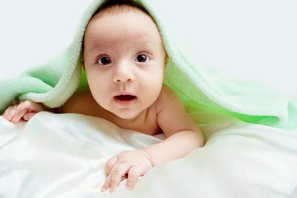 O menino recém-nascido — Fotografia de Stock