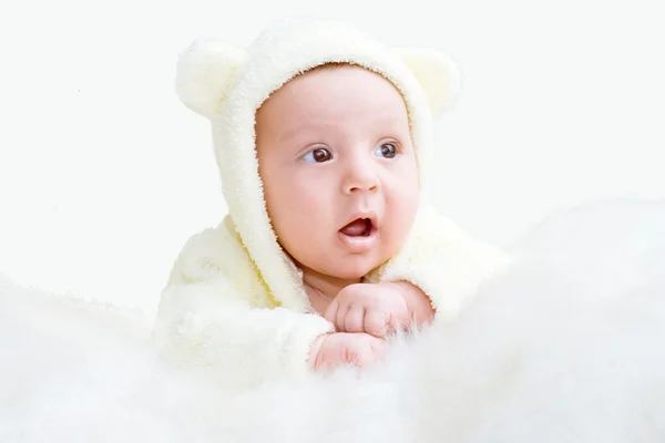 De pasgeboren jongen — Stockfoto