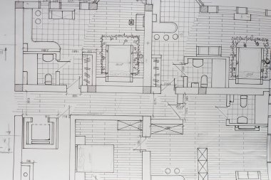 Architectural drawings clipart