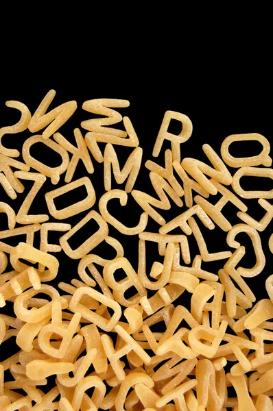 Massas alfabéticas — Fotografia de Stock
