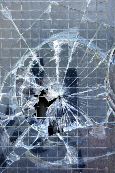 壊れた窓のテクスチャ — ストック写真
