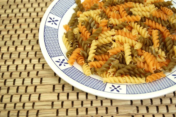Fusilli pasta — Stock Photo, Image
