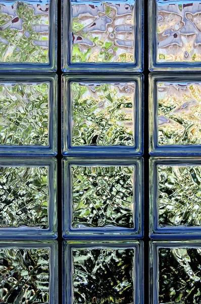 ガラス ブロックの壁 — ストック写真