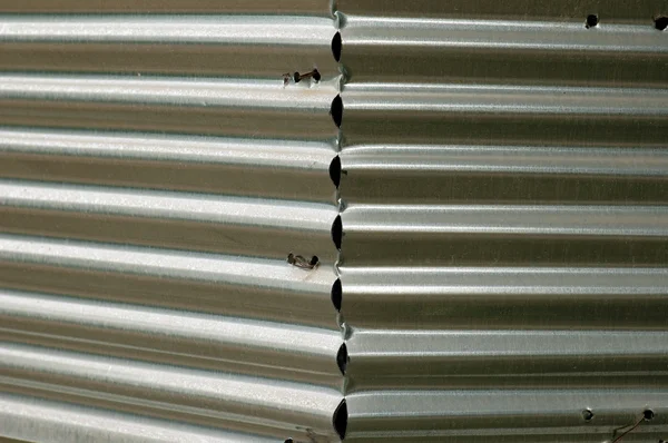 Corrugated sheet metal — Stock Photo, Image