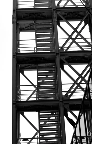 Endüstriyel merdiven — Stok fotoğraf