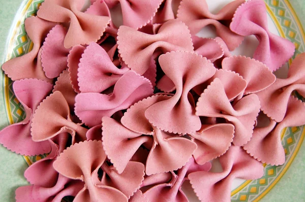 Farfalle piatto di pasta — Foto Stock