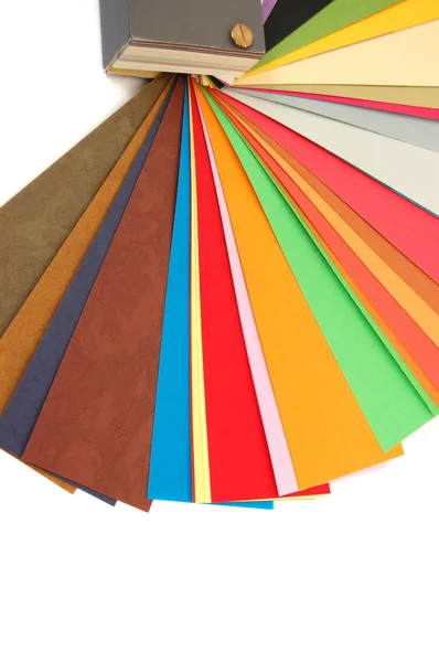 Gráfico de cores papel — Fotografia de Stock