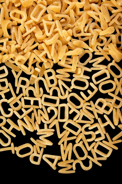 Alphabet soup kids pasta — Stock Photo, Image
