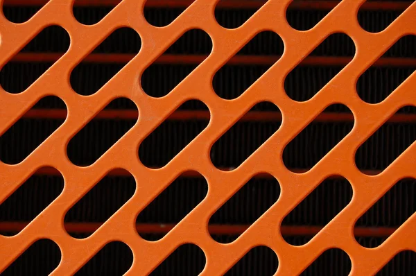 Griglia radiatore arancione — Foto Stock