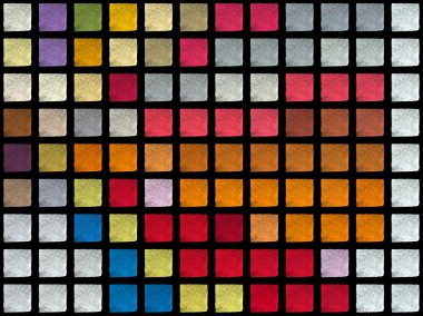 Color cubes clipart